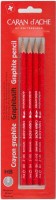 Купити олівці Caran dAche Set of 4 Grafik Edelweis Red  за ціною від 150 грн.