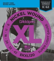 Купить струны DAddario XL Nickel Wound 9-42: цена от 255 грн.