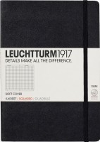 Купить блокнот Leuchtturm1917 Squared Notebook Soft Black: цена от 915 грн.