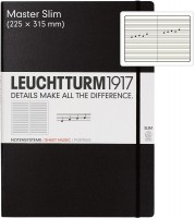 Купить блокнот Leuchtturm1917 Staves Master Slim Black: цена от 1195 грн.