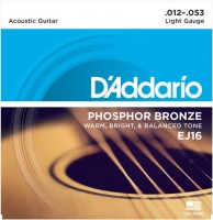 Купить струны DAddario Phosphor Bronze 12-53: цена от 382 грн.