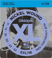 Купить струны DAddario XL Nickel Wound 11-52: цена от 326 грн.