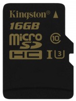 Купить карта памяти Kingston Gold microSD UHS-I U3 (Gold microSDXC UHS-I U3 64Gb) по цене от 345 грн.