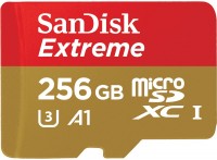 Купити карта пам'яті SanDisk Extreme V30 A1 microSD UHS-I U3 (Extreme V30 A1 microSDXC UHS-I U3 256Gb) за ціною від 2499 грн.