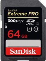 Купити карта пам'яті SanDisk Extreme Pro 2000x SD UHS-II (Extreme Pro 2000x SDXC UHS-II 64Gb) за ціною від 4299 грн.