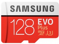 Купить карта памяти Samsung EVO Plus 100 Mb/s microSDXC UHS-I U3 (128Gb) по цене от 1249 грн.