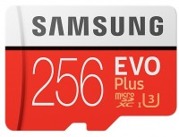 Купить карта памяти Samsung EVO Plus 100 Mb/s microSDXC UHS-I U3 (256Gb) по цене от 1399 грн.