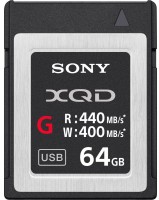 Купить карта памяти Sony XQD G Series (64Gb) по цене от 5299 грн.
