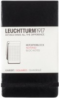 Купити блокнот Leuchtturm1917 Squared Reporter Notebook Black  за ціною від 678 грн.