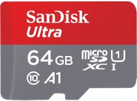 Купить карта памяти SanDisk Ultra A1 microSD Class 10 (Ultra A1 microSDXC Class 10 64Gb) по цене от 264 грн.