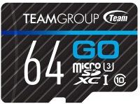 Купить карта памяти Team Group GO microSD UHS-I U3 (GO microSDXC UHS-I U3 64Gb) по цене от 162 грн.