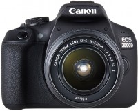 Купить фотоаппарат Canon EOS 2000D kit 18-55  по цене от 15359 грн.