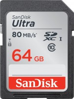 Купить карта памяти SanDisk Ultra 80MB/s SD UHS-I Class 10 по цене от 598 грн.