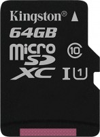 Купить карта памяти Kingston microSD Canvas Select (microSDXC Canvas Select 64Gb) по цене от 239 грн.