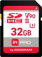 Купить карта памяти GOODRAM SD IRDM Pro V90 UHS II U3 (SDHC IRDM Pro V90 UHS II U3 32Gb) по цене от 2713 грн.