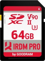 Купить карта памяти GOODRAM SD IRDM Pro V90 UHS II U3 (SDXC IRDM Pro V90 UHS II U3 64Gb) по цене от 4361 грн.