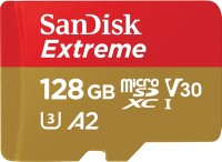 Купити карта пам'яті SanDisk Extreme V30 A2 microSDXC UHS-I U3 (128Gb) за ціною від 661 грн.