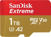 Купить карта памяти SanDisk Extreme V30 A2 microSDXC UHS-I U3 (1Tb) по цене от 4867 грн.