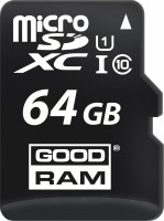 Купити карта пам'яті GOODRAM microSD 100 Mb/s Class 10 (microSDXC 100 Mb/s Class 10 64Gb) за ціною від 164 грн.