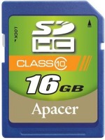 Купить карта памяти Apacer SDHC Class 10 (16Gb) по цене от 199 грн.