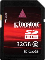 Купить карта памяти Kingston SDHC Class 10 по цене от 499 грн.