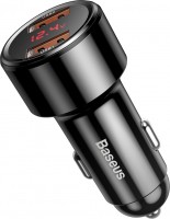 Купить зарядний пристрій BASEUS Magic Dual USB Quick Chargering Car Charger: цена от 312 грн.