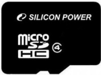 описание, цены на Silicon Power microSDHC Class 4