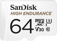 Купить карта памяти SanDisk High Endurance microSD U3 (High Endurance microSDXC U3 64Gb) по цене от 392 грн.