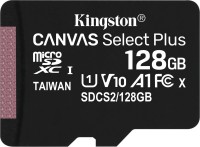 Купити карта пам'яті Kingston microSD Canvas Select Plus (microSDXC Canvas Select Plus 128Gb) за ціною від 336 грн.