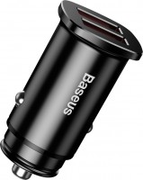 Купить зарядное устройство BASEUS Square Metal 30W Dual Quick Car Charger: цена от 274 грн.