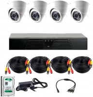 Купить комплект видеонаблюдения CoVi Security AHD-4D Kit/HDD500  по цене от 6668 грн.