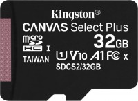 Купити карта пам'яті Kingston microSDHC Canvas Select Plus 2 Pack (32Gb) за ціною від 430 грн.