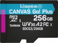 Купити карта пам'яті Kingston microSDXC Canvas Go! Plus (256Gb) за ціною від 746 грн.
