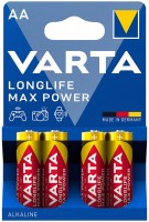 Купить аккумулятор / батарейка Varta LongLife Max Power 4xAA: цена от 105 грн.