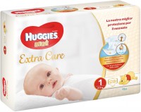 Купить подгузники Huggies Extra Care 1 по цене от 195 грн.