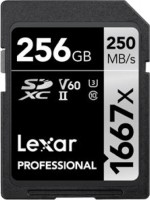 Купить карта памяти Lexar Professional 1667x SDXC (256Gb) по цене от 3772 грн.