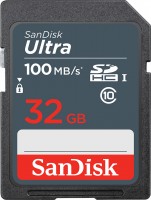 Купити карта пам'яті SanDisk Ultra SDHC UHS-I 100MB/s Class 10 (32Gb) за ціною від 241 грн.