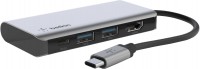 Купить картридер / USB-хаб Belkin Connect USB-C 4-in-1 Multiport Adapter: цена от 989 грн.