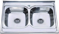 Купить кухонна мийка Zerix 80x60 0.8/180 Z8060B-08-180E: цена от 2267 грн.