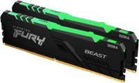 Купить оперативная память Kingston Fury Beast RGB DDR4 2x8Gb по цене от 2207 грн.