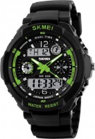 Купити наручний годинник SKMEI 0931 Black-Green  за ціною від 435 грн.