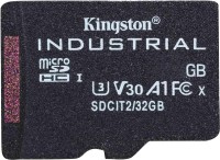 Купить карта памяти Kingston Industrial microSD + SD-adapter по цене от 379 грн.