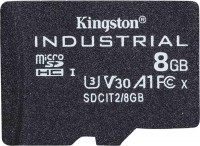 Купити карта пам'яті Kingston Industrial microSD + SD-adapter (Industrial microSDHC + SD-adapter 8Gb) за ціною від 379 грн.