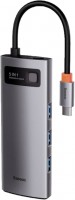 Купить картридер / USB-хаб BASEUS Metal Gleam Series 5-in-1 Multifunctional Type-C Hub: цена от 788 грн.