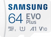 Купить карта памяти Samsung EVO Plus A2 V30 UHS-I U3 (EVO Plus A2 V10 UHS-I U3 64Gb) по цене от 343 грн.