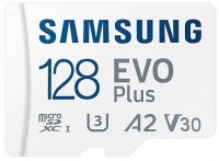 Купить карта памяти Samsung EVO Plus A2 V30 UHS-I U3 (128Gb) по цене от 470 грн.