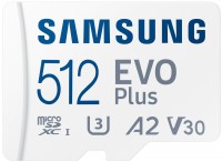 Купити карта пам'яті Samsung EVO Plus A2 V30 UHS-I U3 (512Gb) за ціною від 1803 грн.
