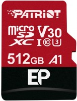 Купити карта пам'яті Patriot Memory EP microSDXC V30 A1 (512Gb) за ціною від 1370 грн.