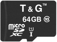 Купить карта памяти T&G microSDXC class 10 UHS-I (64Gb) по цене от 136 грн.