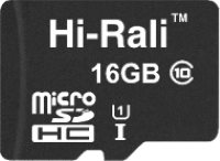 Купить карта памяти Hi-Rali microSDHC class 10 UHS-I U1 + SD adapter (microSDHC class 10 UHS-I U1 32GB + SD adapter) по цене от 125 грн.